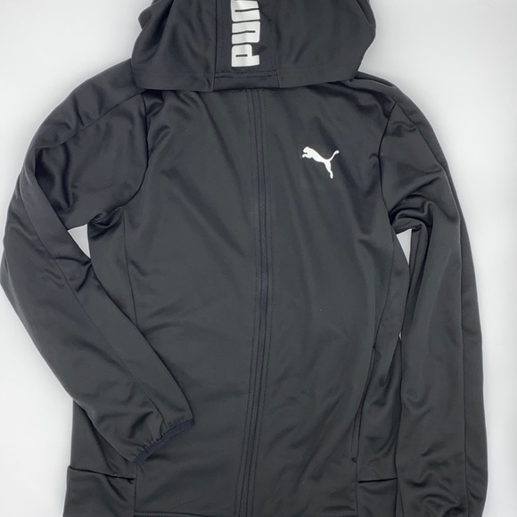 NWT Puma Full Zip Fleece Hoodie Boys Size L (14-16h - Picture 1 of 9